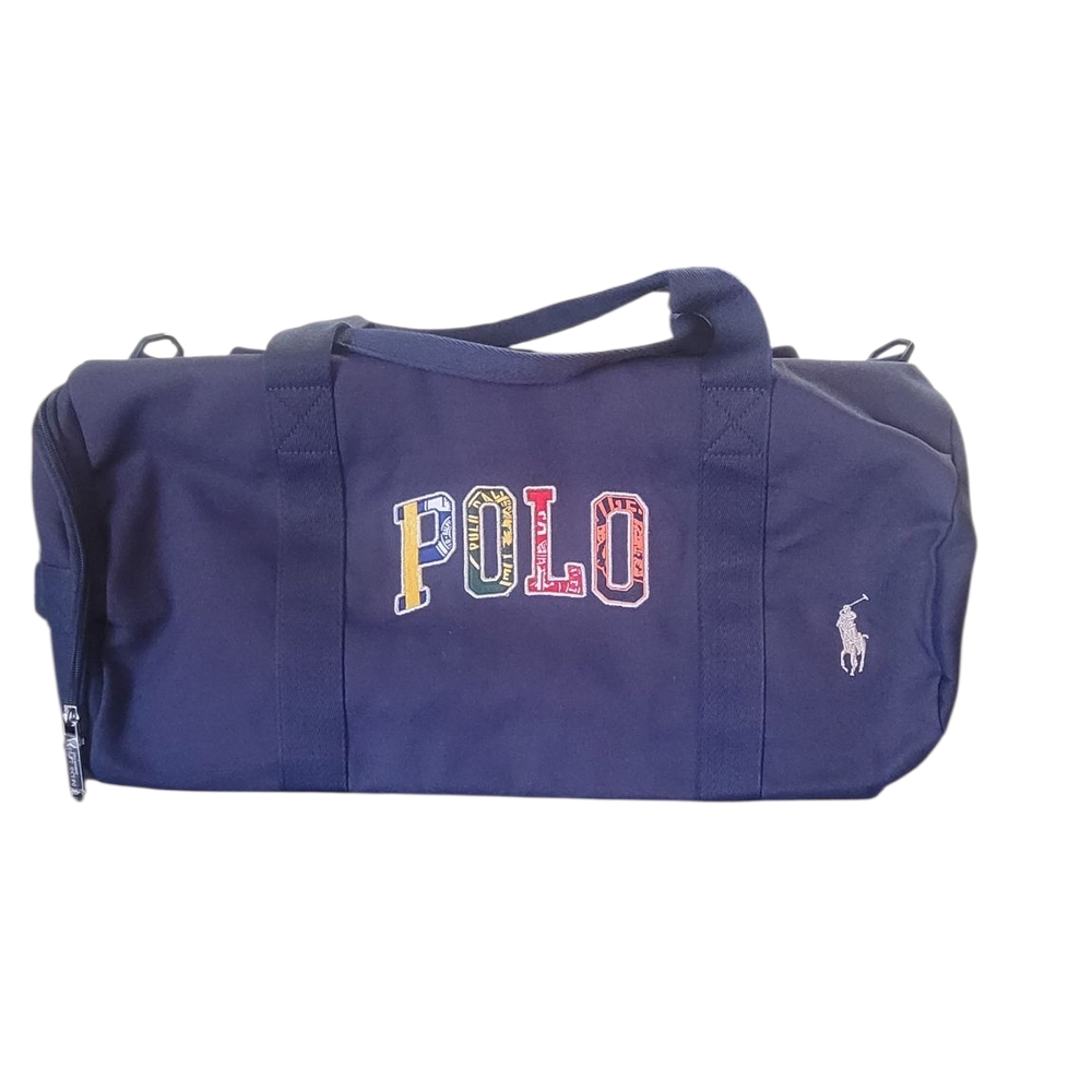 Polo by Ralph Lauren Blue Duffel Bag with Sporty Design